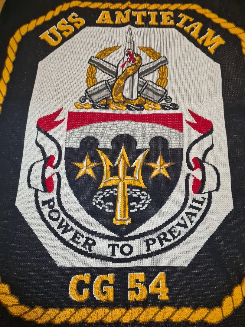 【★非常レア★米軍放出品、新品】US CG54 ANTIETAM ブランケット