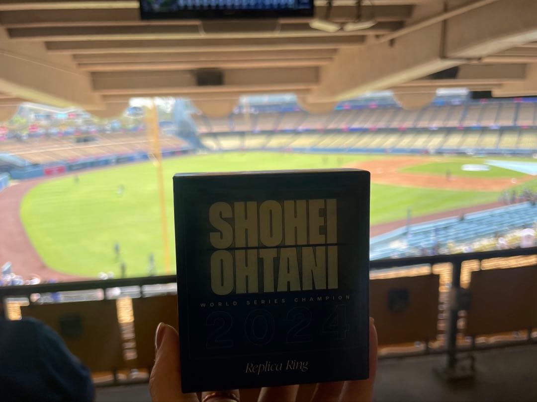 【新品未使用】大谷翔平　チャンピオンリング　ワールドシリーズ　ドジャース 記念品