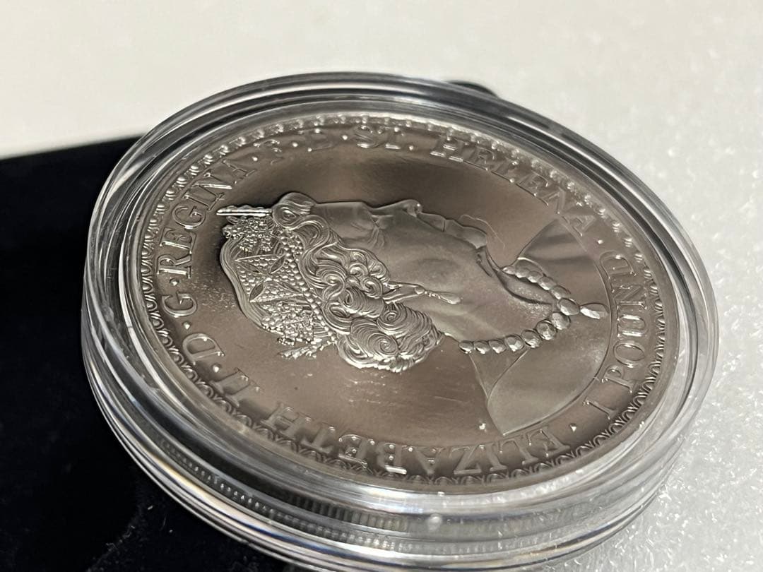 2021　セントヘレナ 　ウナとライオン 　ゴールドブラックエンパイア　 