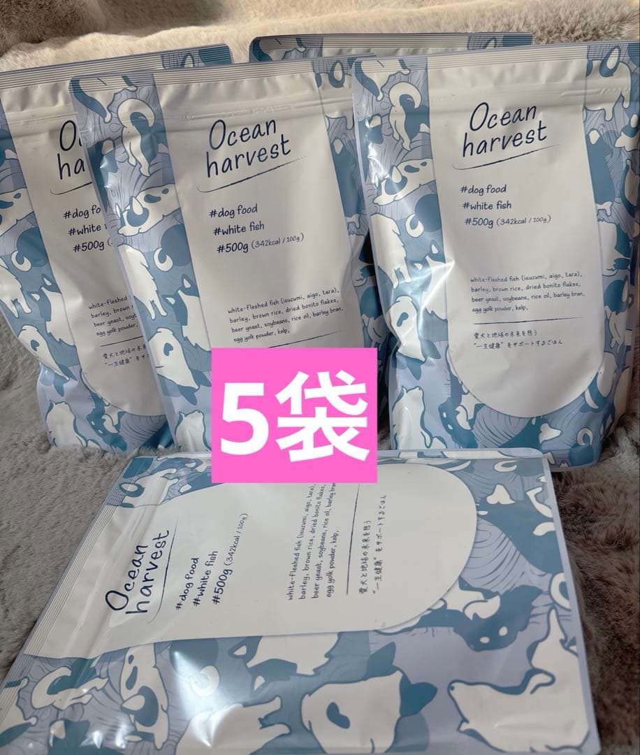 Ocean harvest ドッグフード ホワイトフィッシュ 500g