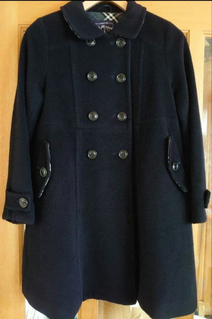 そらまめおまめこ様 上質　ポンポネット　ウール&カシミアコート　150センチ