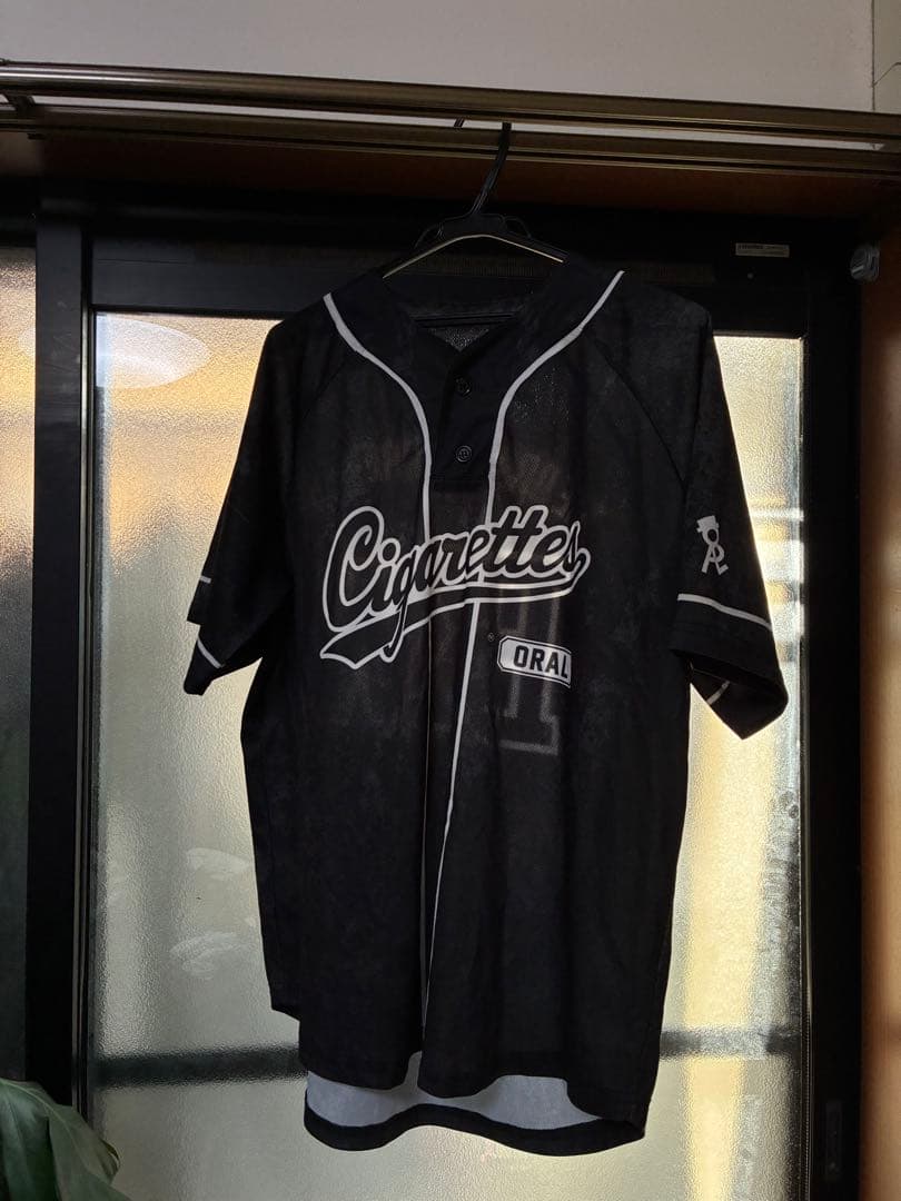 THE ORAL CIGARETTES ブラックベースボールシャツ Lサイズ