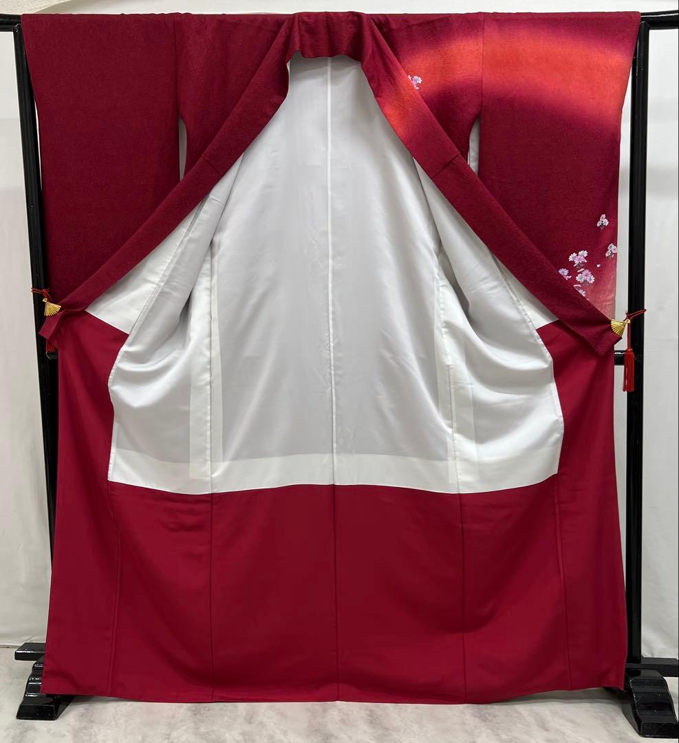 ゆったりサイズ　振り袖　フルセット　長襦袢　金彩　成人式　大きめ　振袖　579