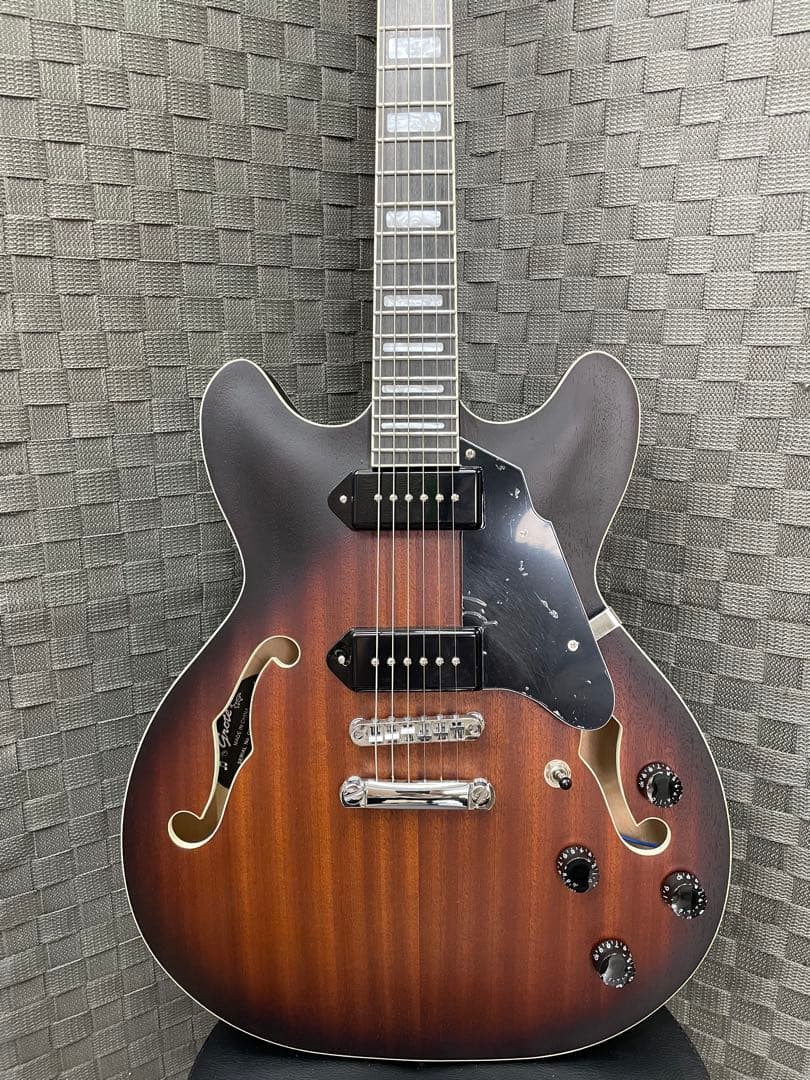 Grote P-90 セミホロウボディ エレキギター セミアコ