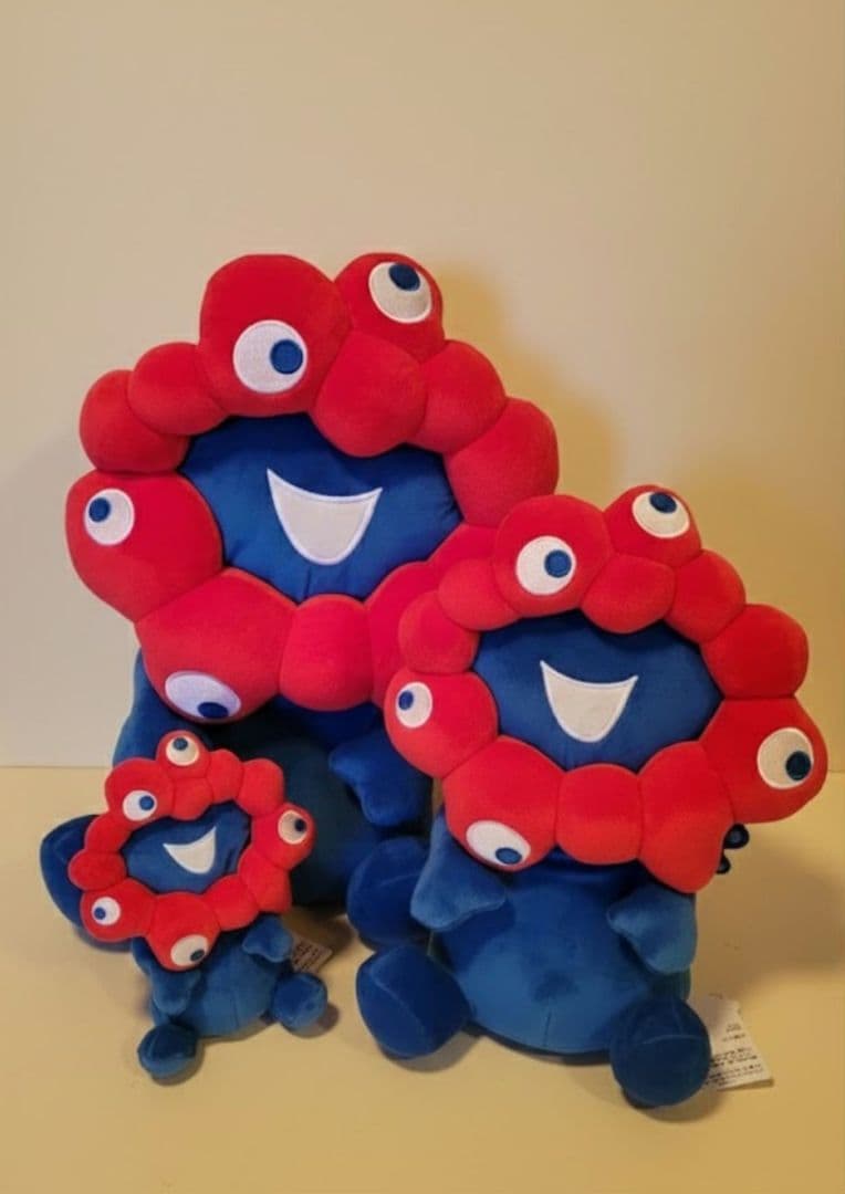 【最終価格】ミャクミャクお手玉風ぬいぐるみ S M Lコンプリート3点セット新品