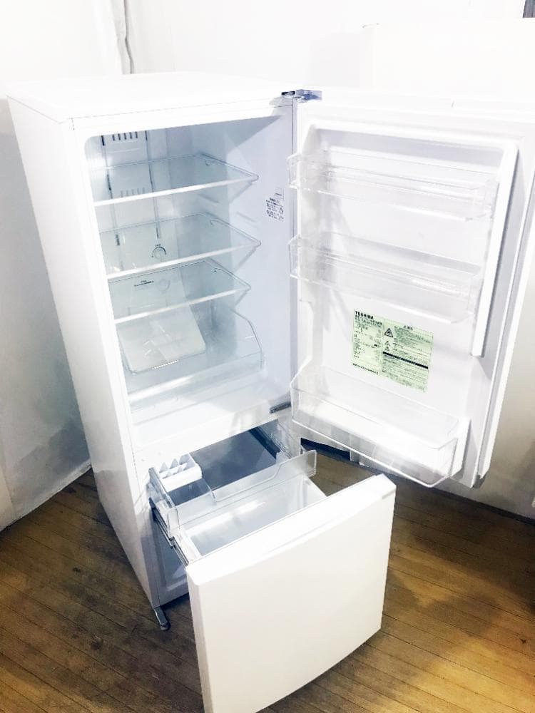 30日迄!東芝 153L 冷蔵庫【GR-M15BS-W】
