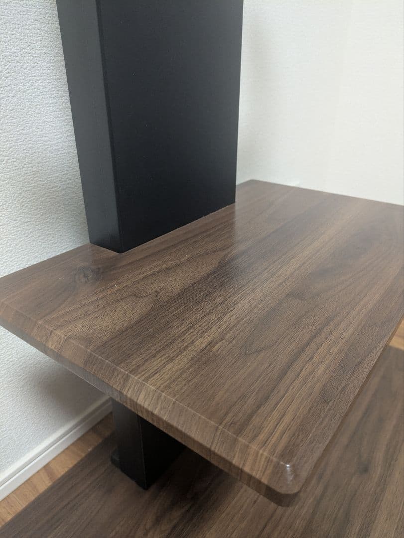 壁寄せテレビスタンド(ニトリHT01MBR/BK)