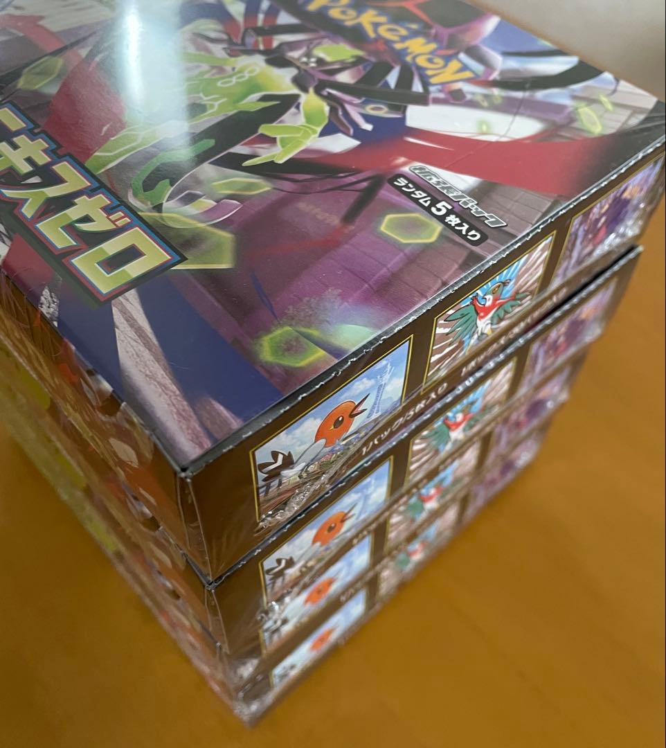 【シュリンク付き】ポケカ　ムニキスゼロ4BOX新品未開封