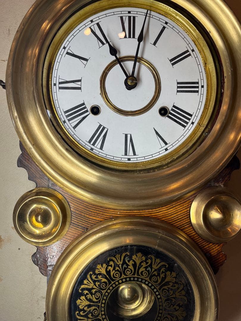 精工舎　ダルマ時計　柱時計　古時計　振り子　ゼンマイ　アンティーク時計　レトロ