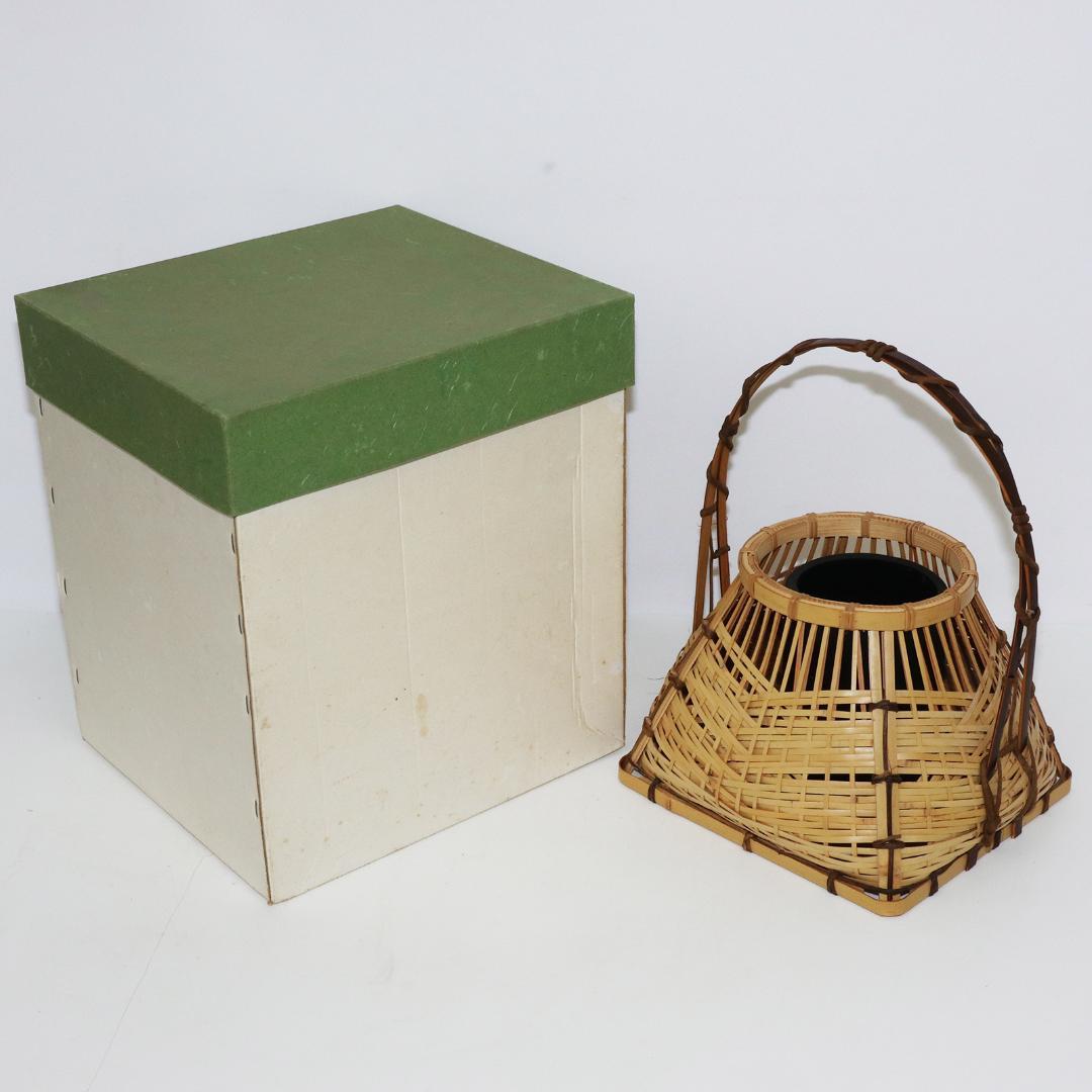 宗全籠　花入れ　花籠　茶道具　茶道具　華道具