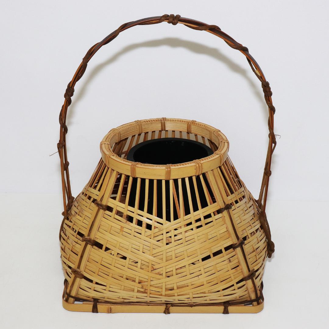 宗全籠　花入れ　花籠　茶道具　茶道具　華道具