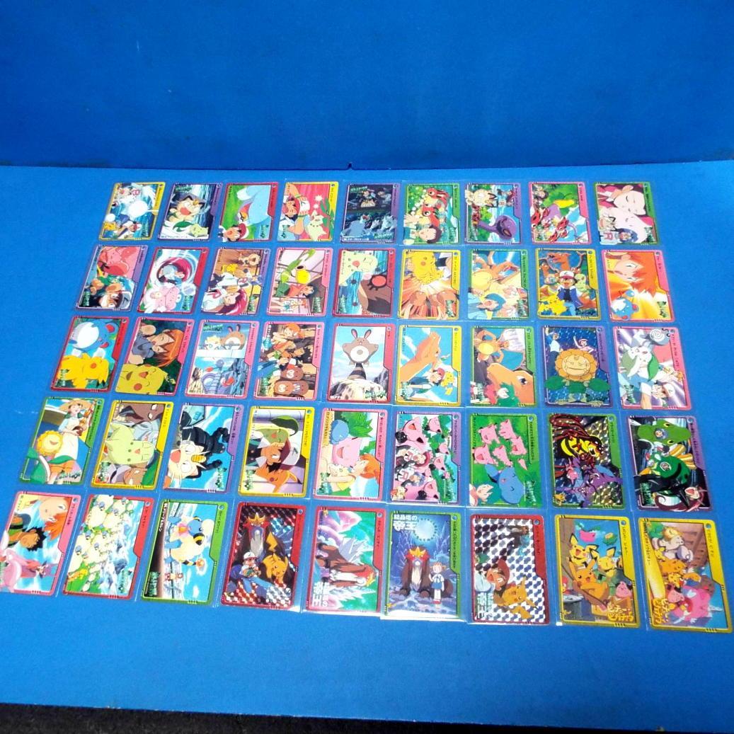 カードダス ポケモン アニメコレクション 金銀パート２ 全45種&筐体台紙DP