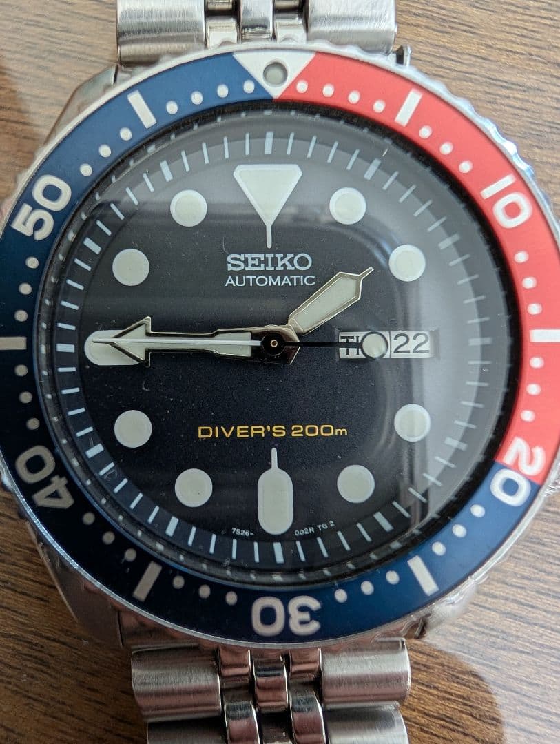 セイコーネイビーボーイダイバーズウォッチ、SKX009K2/7S26-0020
