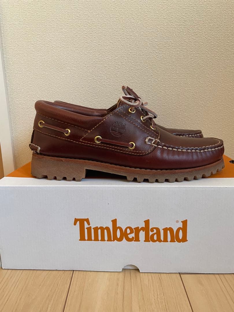 Timberland デッキシューズ 3eye クラシック バーガンディ26.5