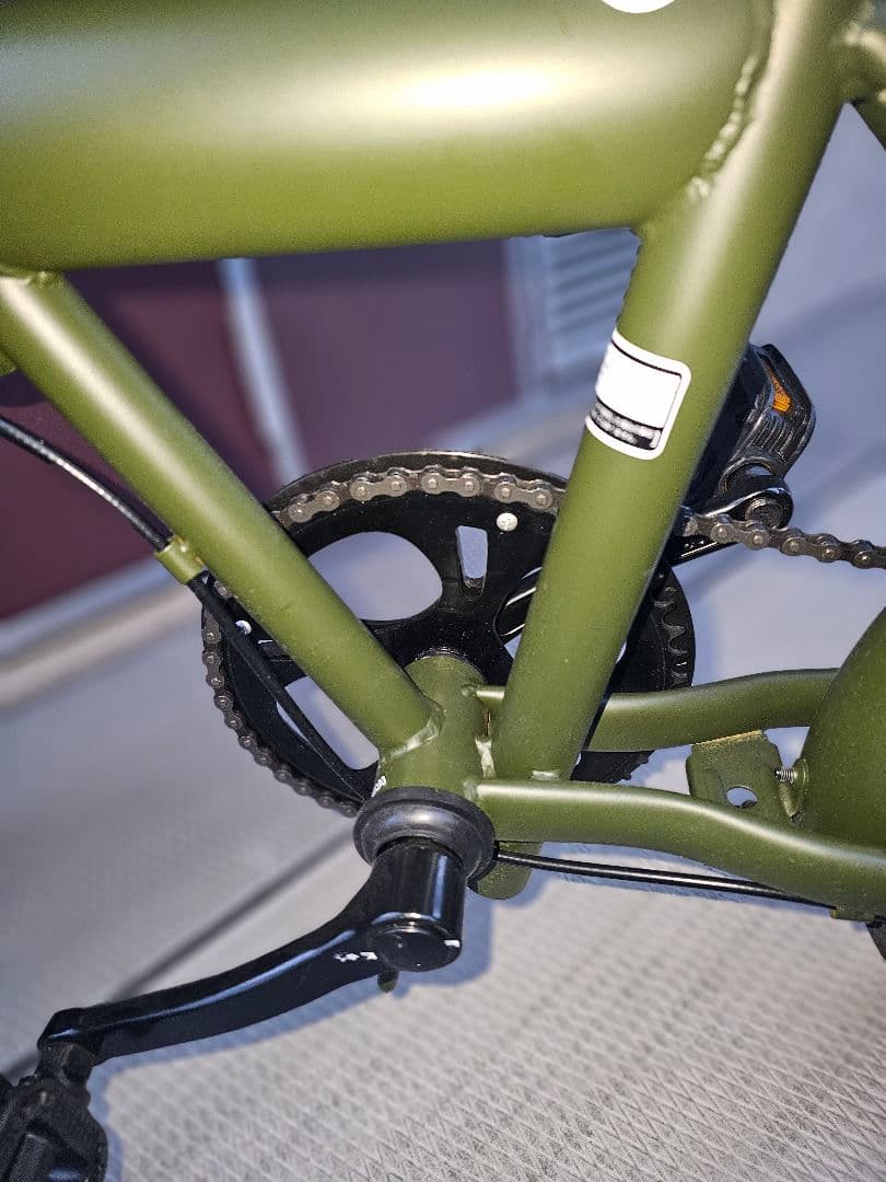 AIJYU 16インチ折りたたみ自転車 SK-16 黒 軽量 コンパクト