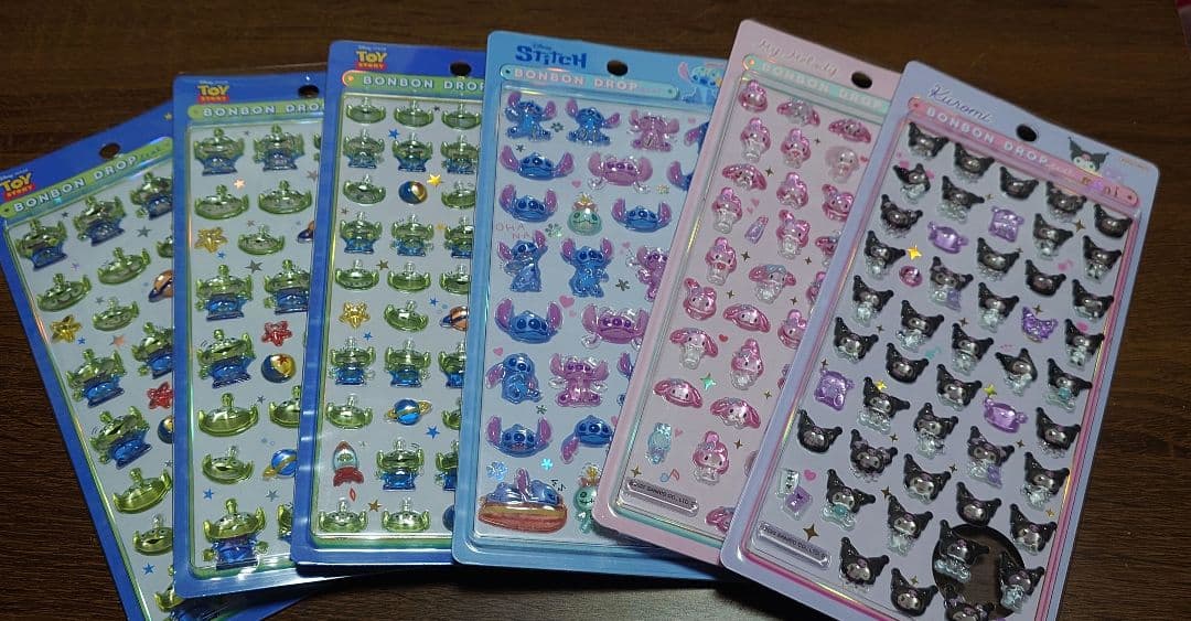 ボンボンドロップシール４枚