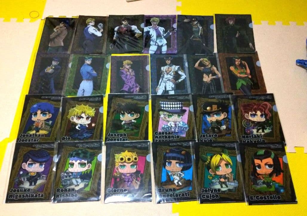 ジョジョワールド2 　WEBミニゲーム　クリアファイル　全24種　コンプ