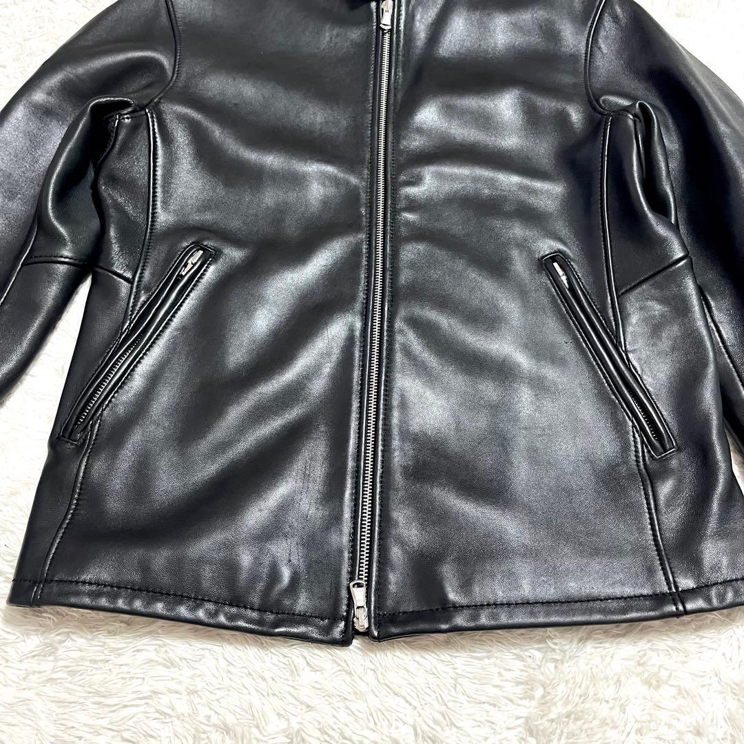 ✨美品✨ユナイテッドアローズ ラムレザー 本革 Lサイズ レザージャケット