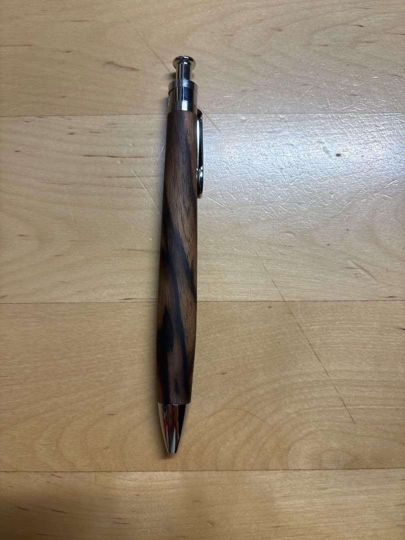 工房楔　黒柿孔雀木　ボールペン