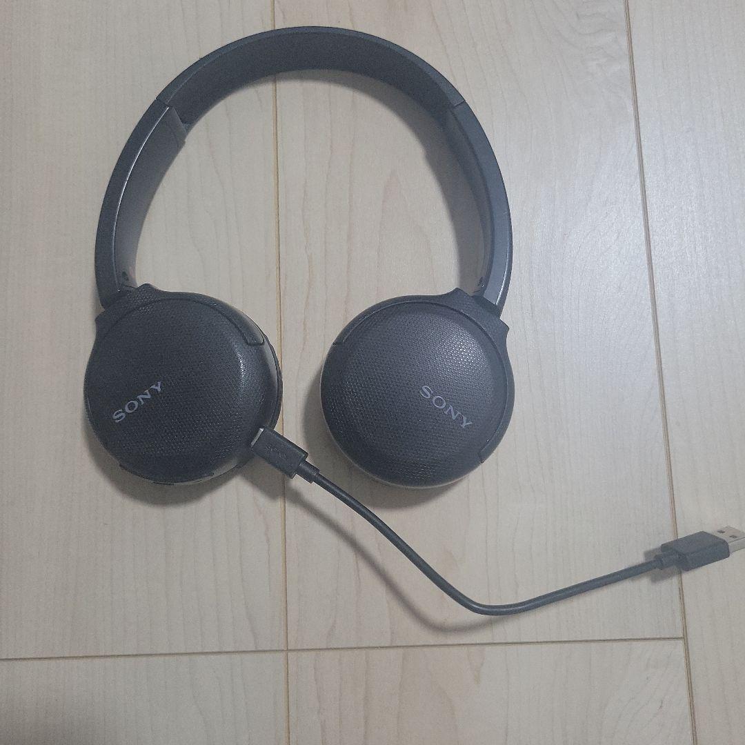 SONY ワイヤレスヘッドセット USB接続 ブラック