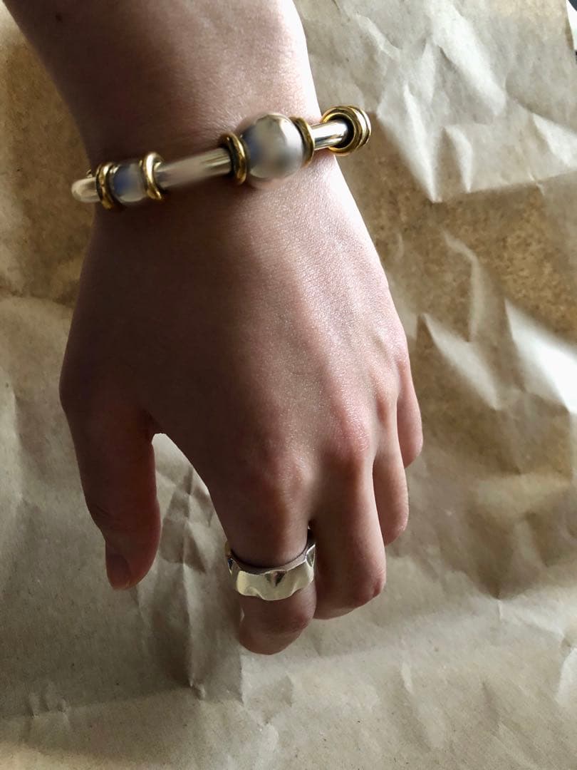 さ*き様 メキシコ製 vintage 925 シルバーバングル メキシカンジュエ