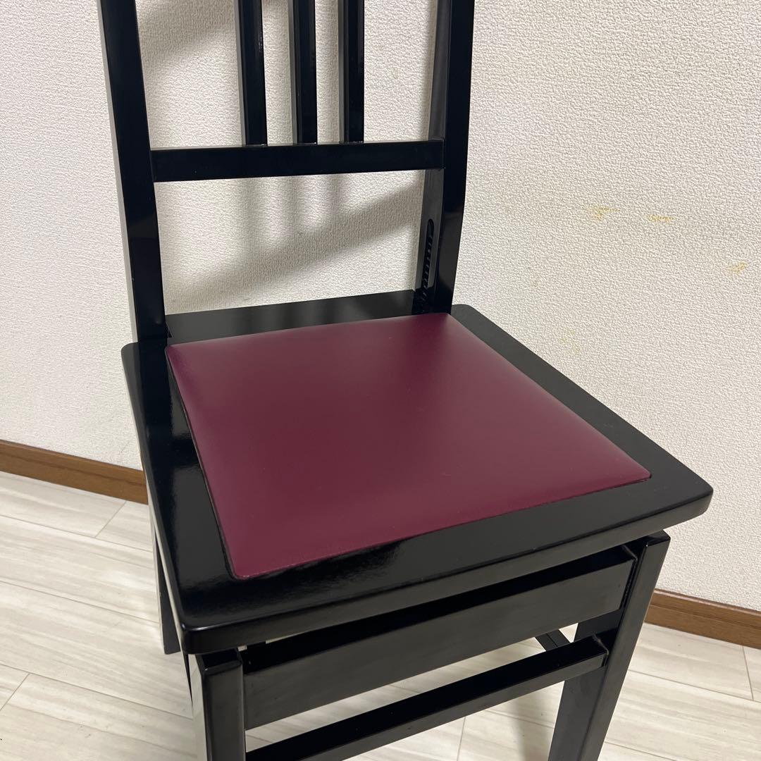 【中古良品】背付ピアノ椅子(全国送料込み)トムソン椅子