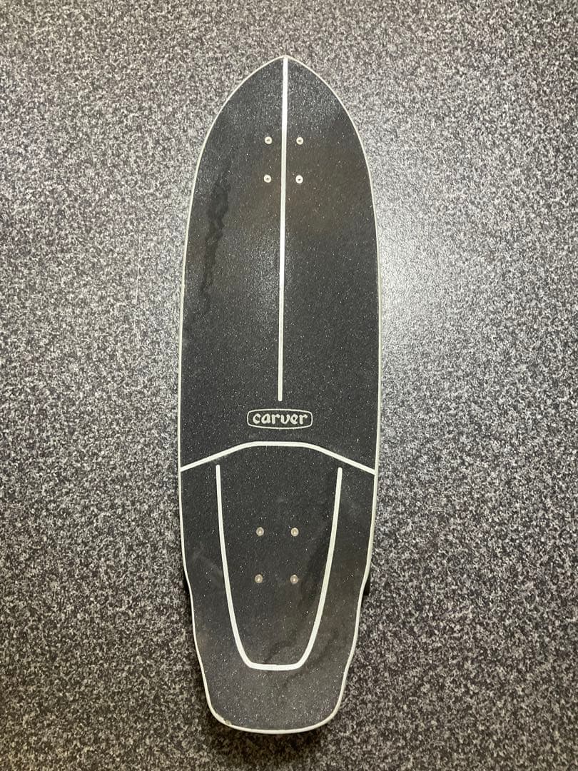 スケートボード CRVER 32.5 Black Tip Surfskate complete