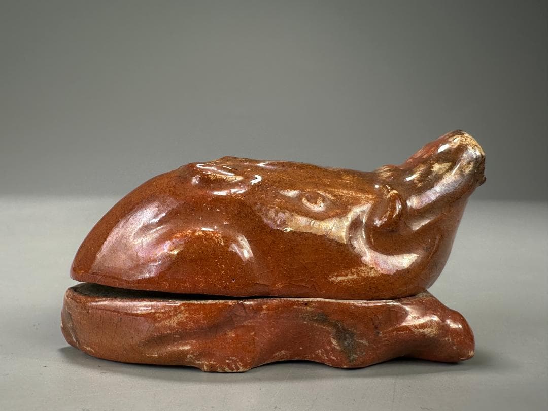 香合　干支　猪　香道具