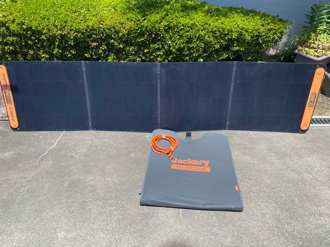 Jackery solar saga 200 ソーラーパネルジャンク