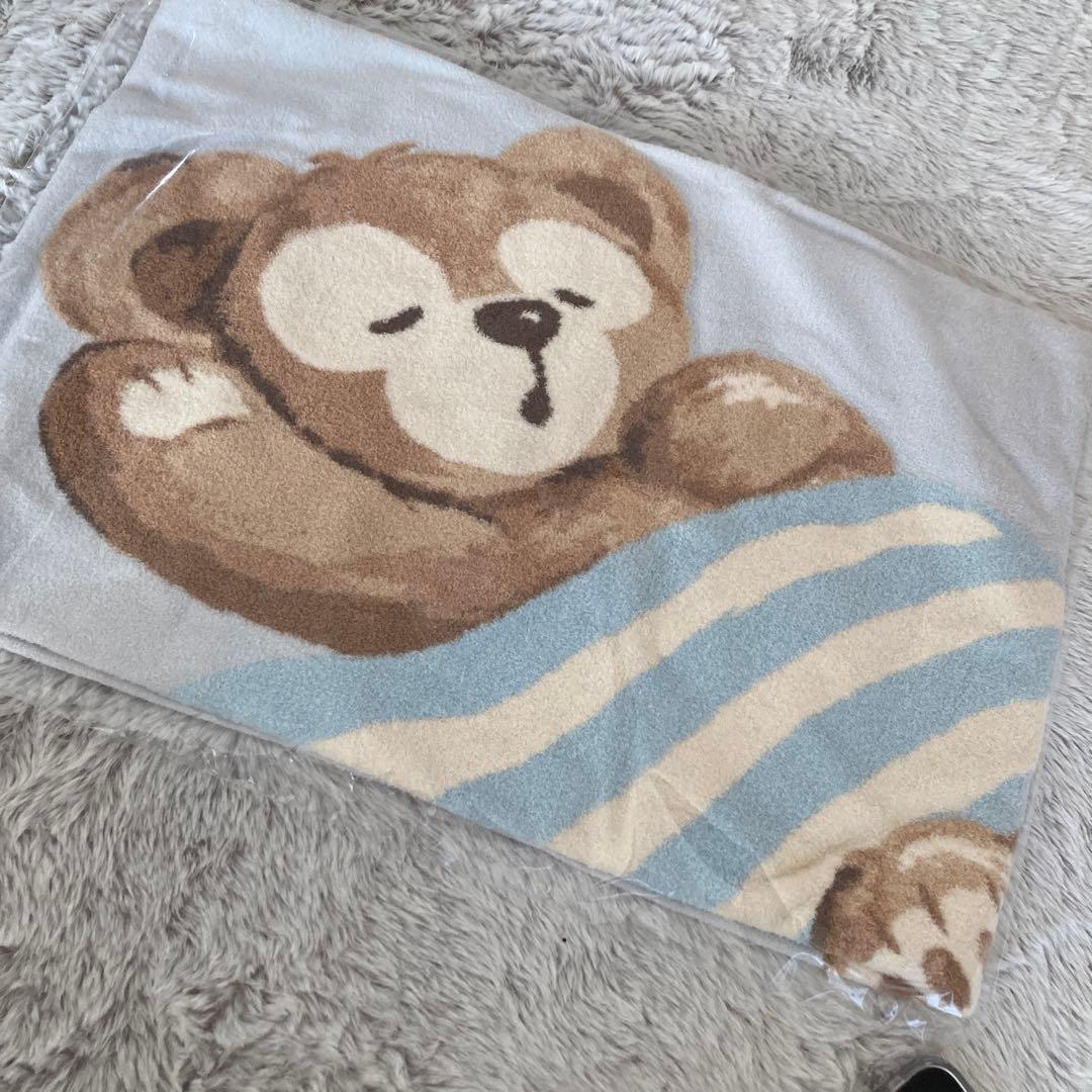 新品タグ付　ニットブランケット　ダッフィーアンドフレンズ　ジェラートピケ