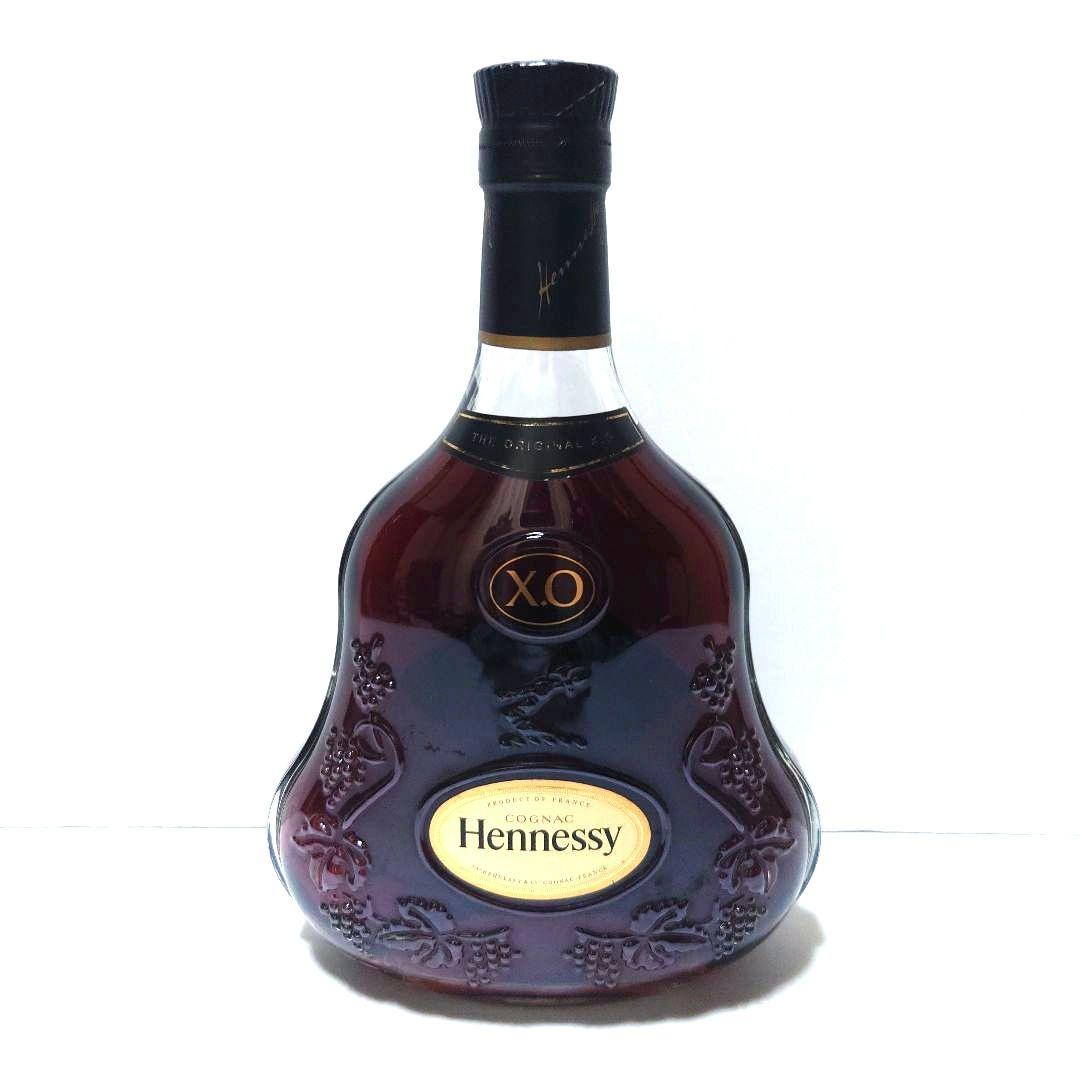 ヘネシー XO 黒キャップ クリアボトル コニャック