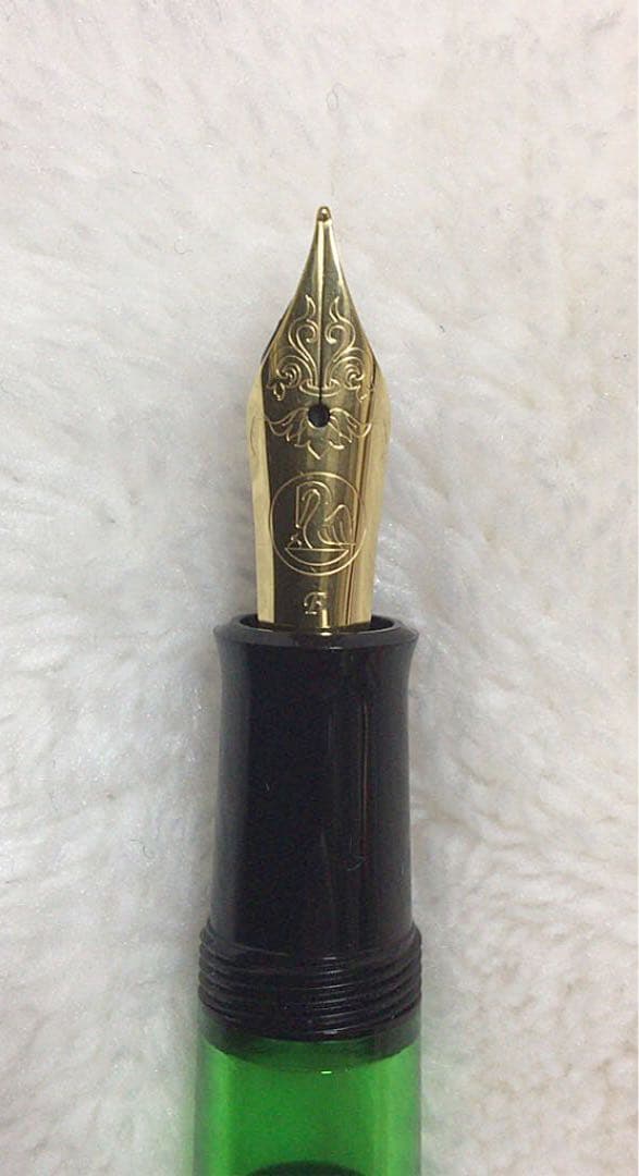 ☆新品 未使用 ペリカン 特別生産品 万年筆 M120 グリーンブラック F☆