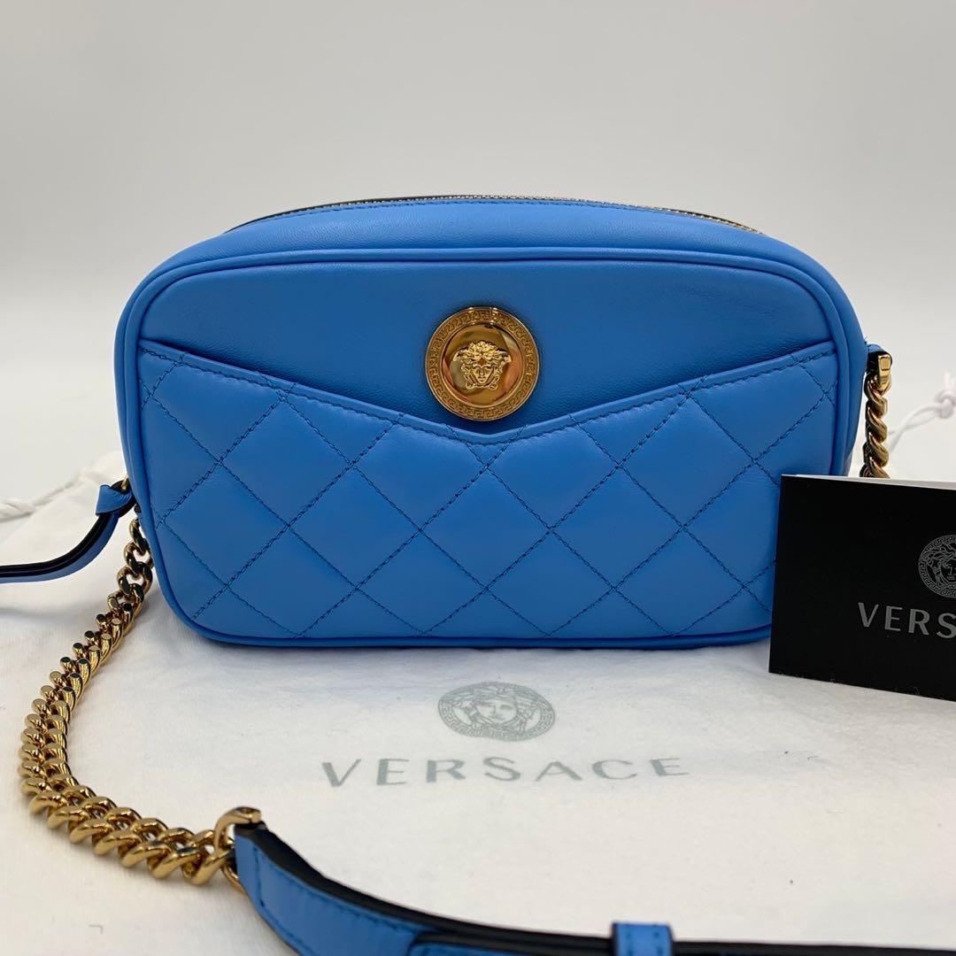 未使用保管品 ヴェルサーチ メデューサ チェーン ショルダーバッグ カメラバッグ