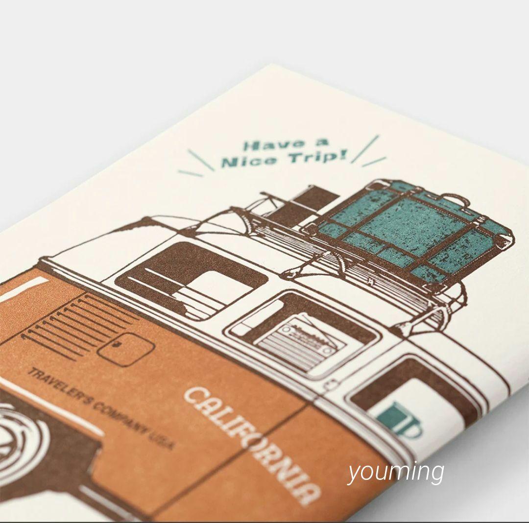 トラベラーズノート USA 限定 ブラスクリップ ロードトリップ リフィル
