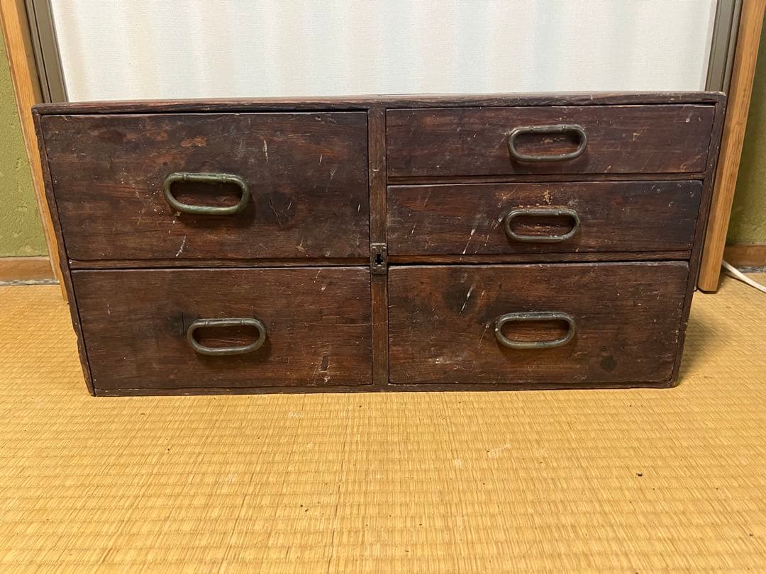 【O-1589】引き出し 和ダンス 小箪笥 収納 昭和レトロ 家具