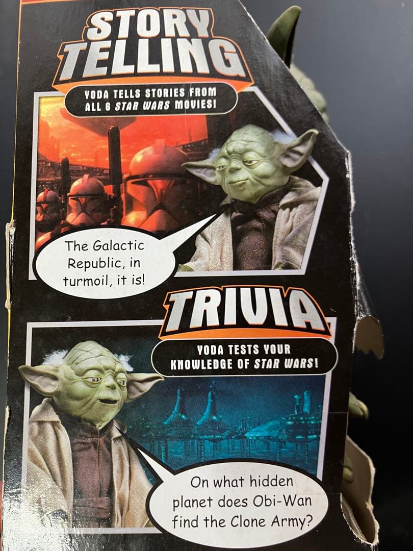 【新品未使用品】スターウォーズ　ヨーダ　トーキング フィギュア