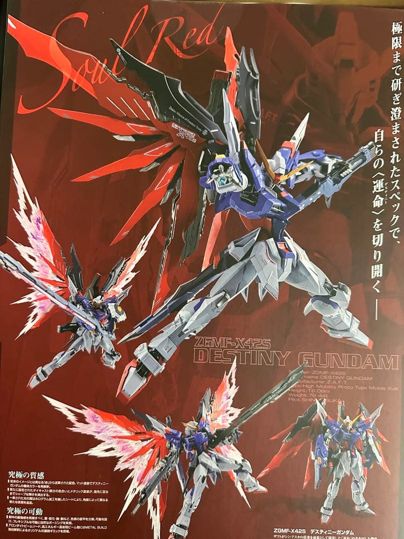 コミック・アニメ L BUILD DESTINY GUNDAM SOUL RED Ver.