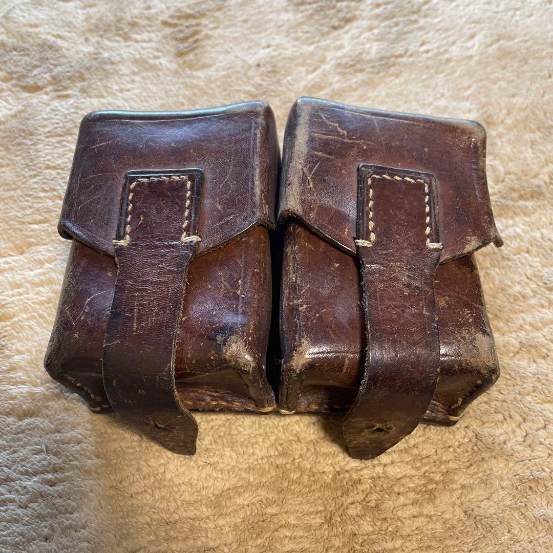 ミリタリー　ポーチ　レザー