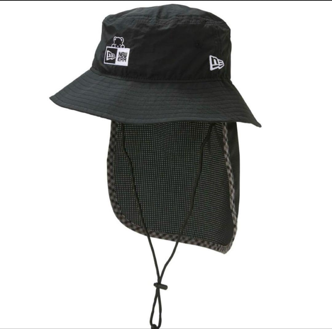 お値下げ　キッズ　New Era ブラックバケットハット familiar