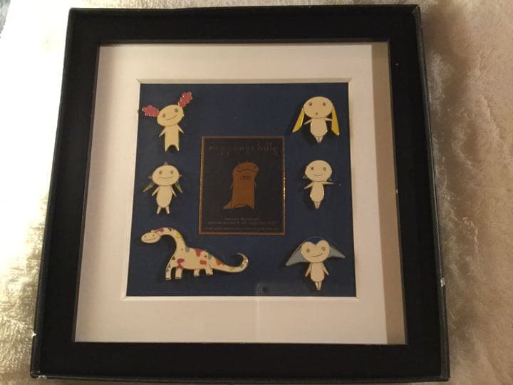 村上隆 Roppongi Hills 額縁入　ピンバッジコレクション　非売品