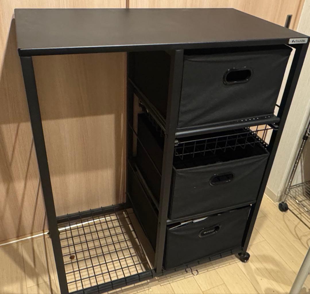 Bauhutteハンガーラックテーブル BHT-830-BK