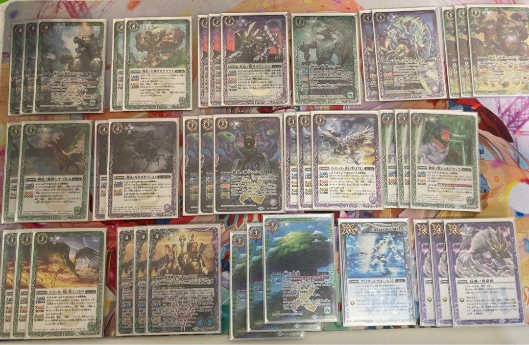 さ*め様 バトスピ　霊獣樹魔デッキ40+18+12枚　イザイザ