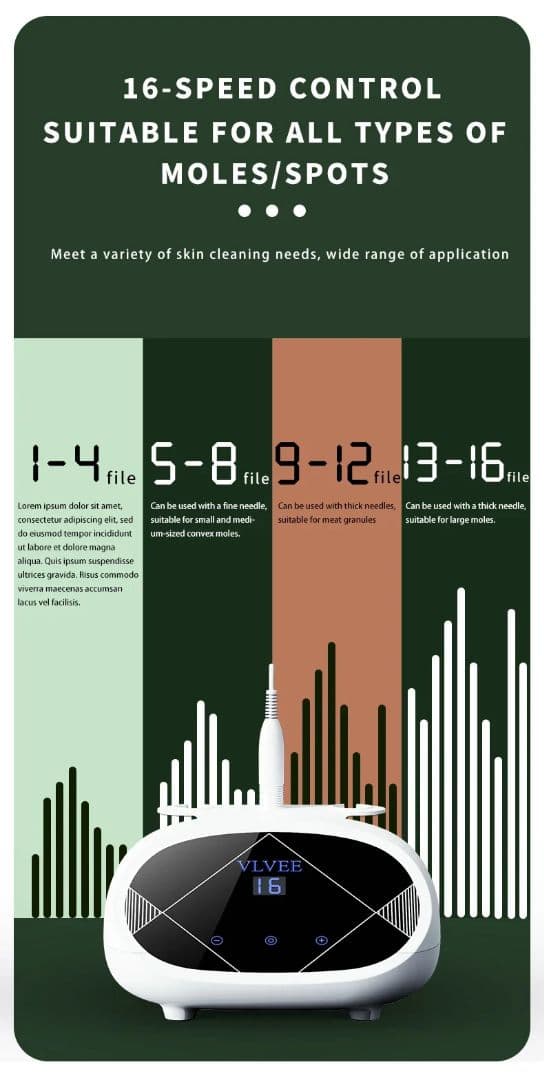 ✨新発売VLYFE 美顔器 16段階速度設定顔シミ取り美顔器