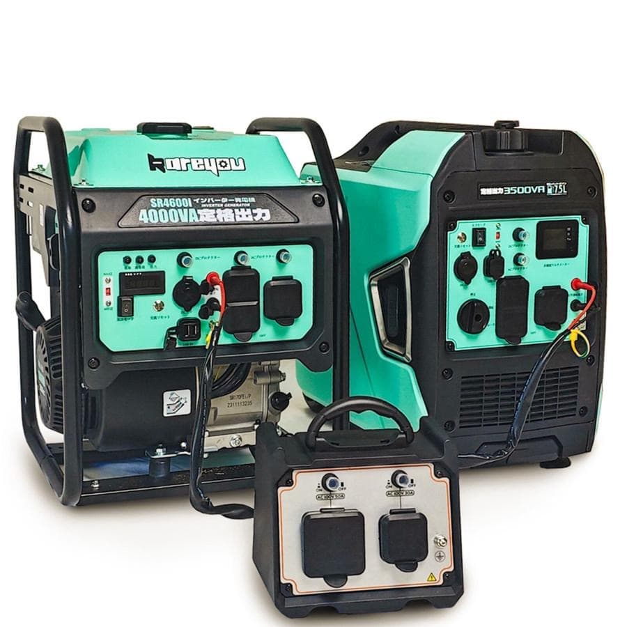 高品質！★インバーター発電機 二台以上並列 発電機用 二台使用可能 二倍出力並列