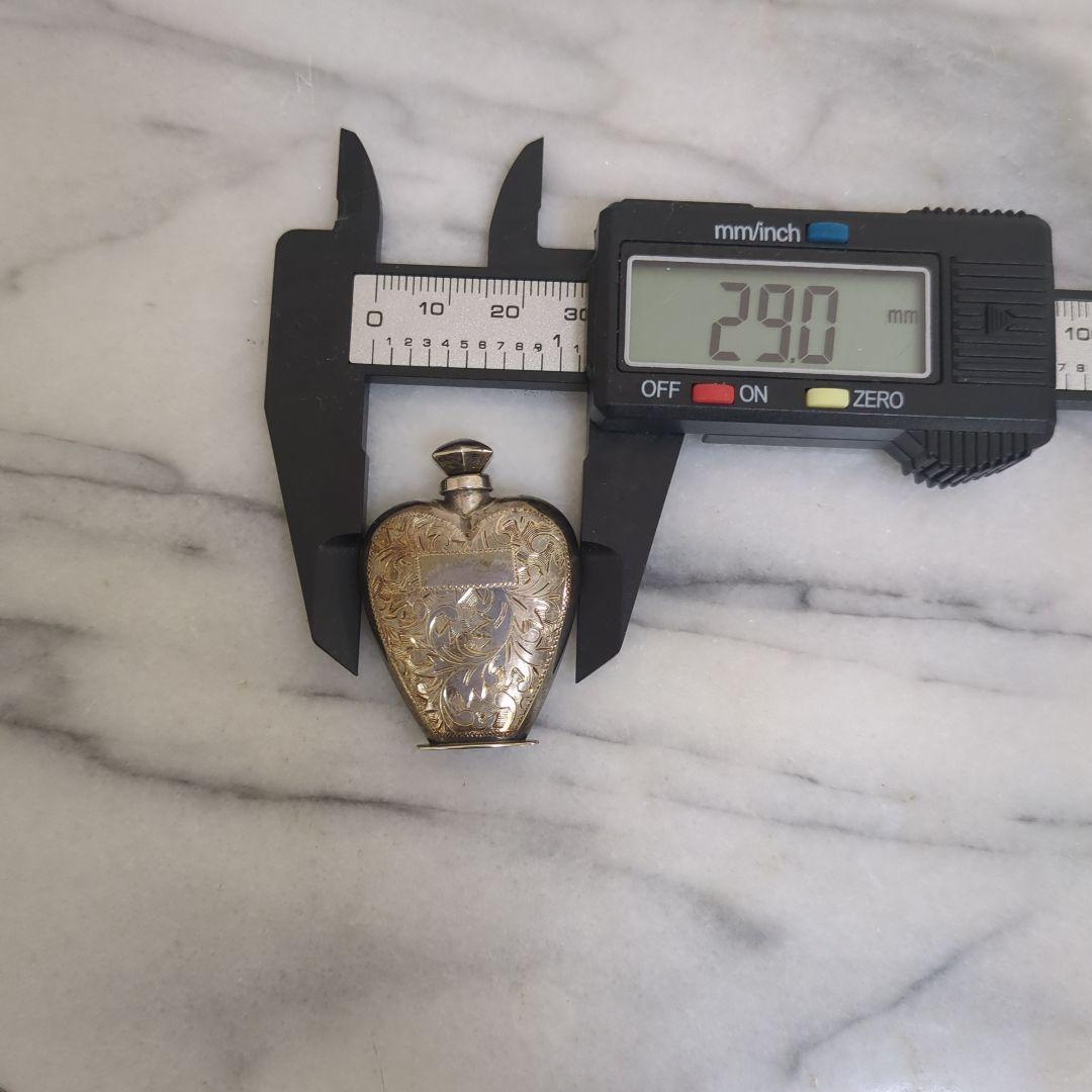 n*m様 スターリングシルバー ハート型　純銀　シルバー　香水入れsterlin