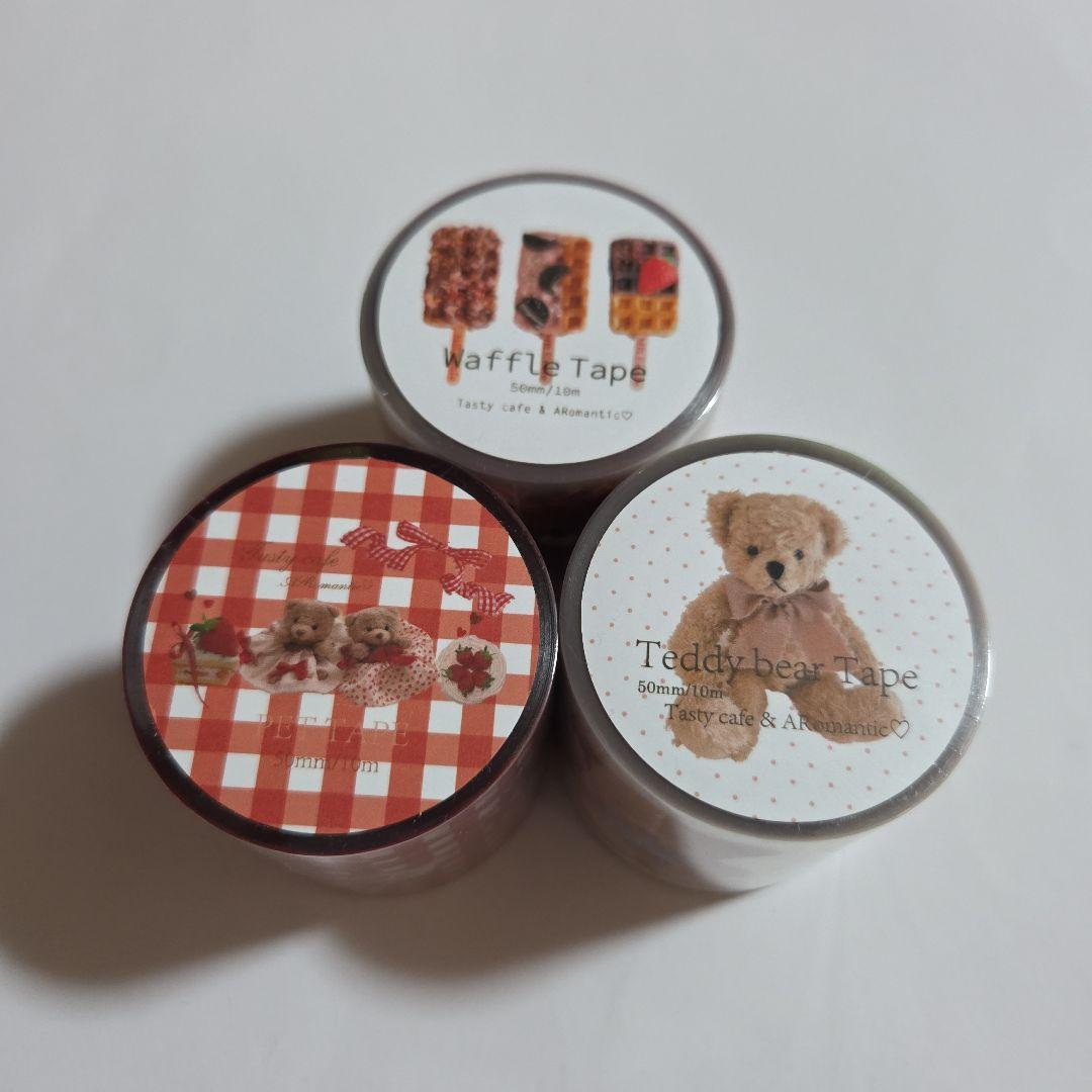 国内作家 ARomantic様&Tasty cafe様 PETテープ 3点