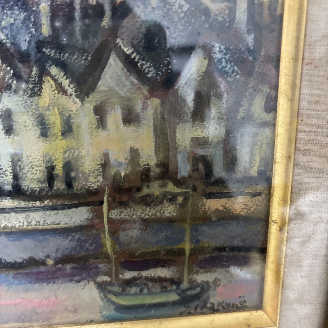 『￼真￼￼￼作』￼￼ ￼全道￼展￼会員　箱根寿保　「￼ブルターニュの港町」