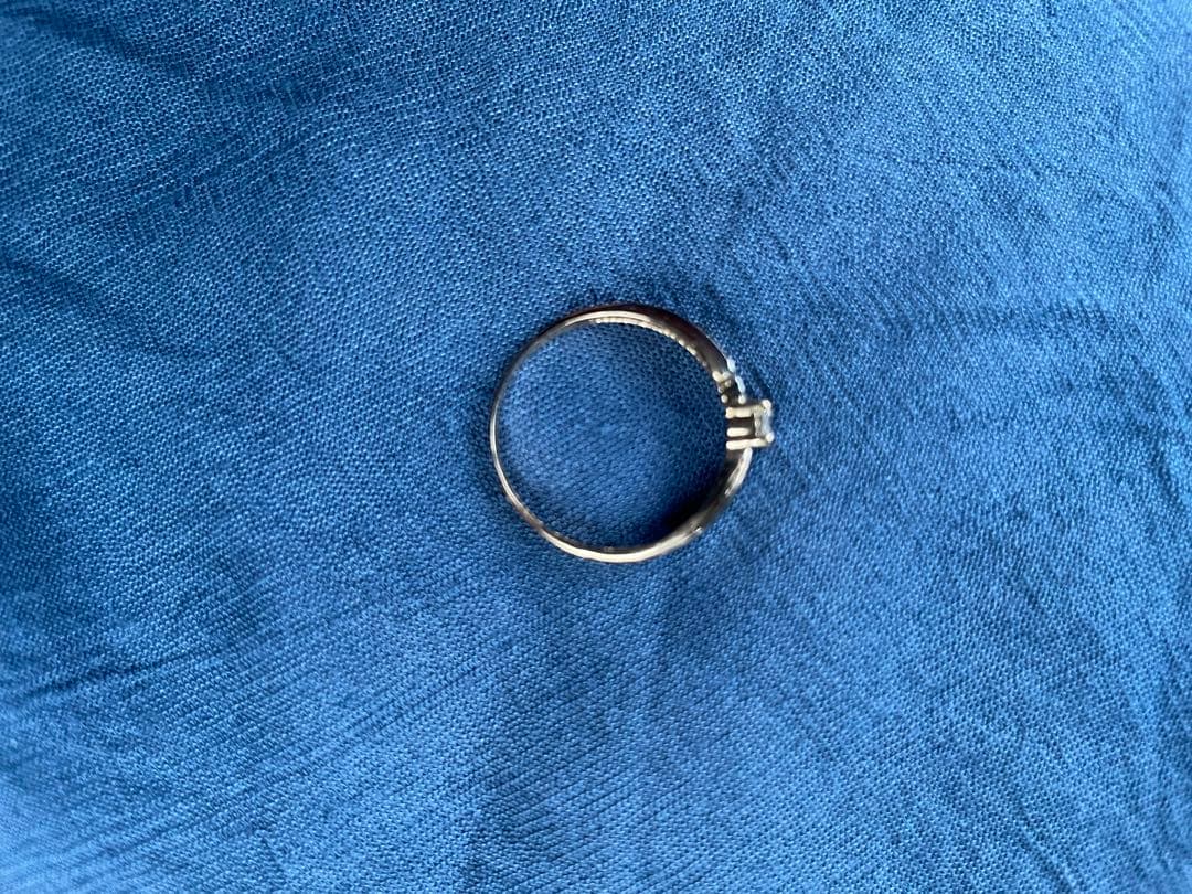 最終値下げ　ダイヤプラチナ18金リング12.5号