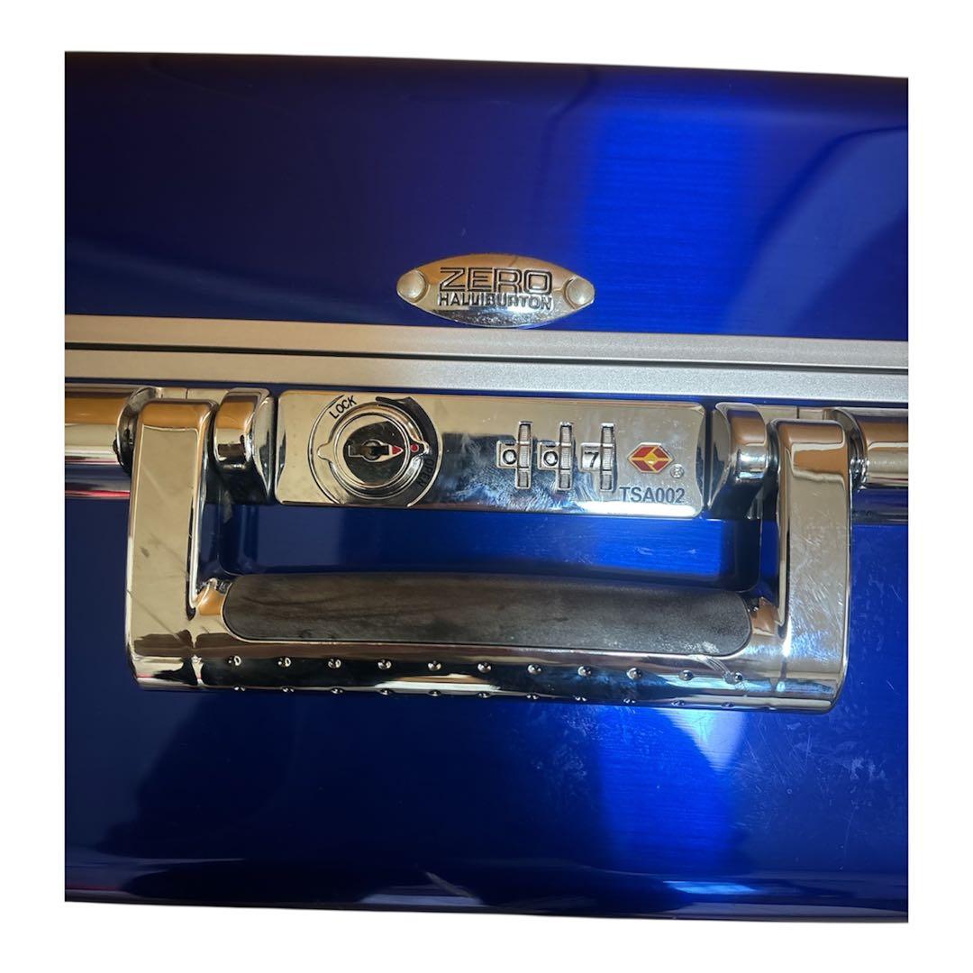 ゼロハリバートン キャリーケース　二輪　青