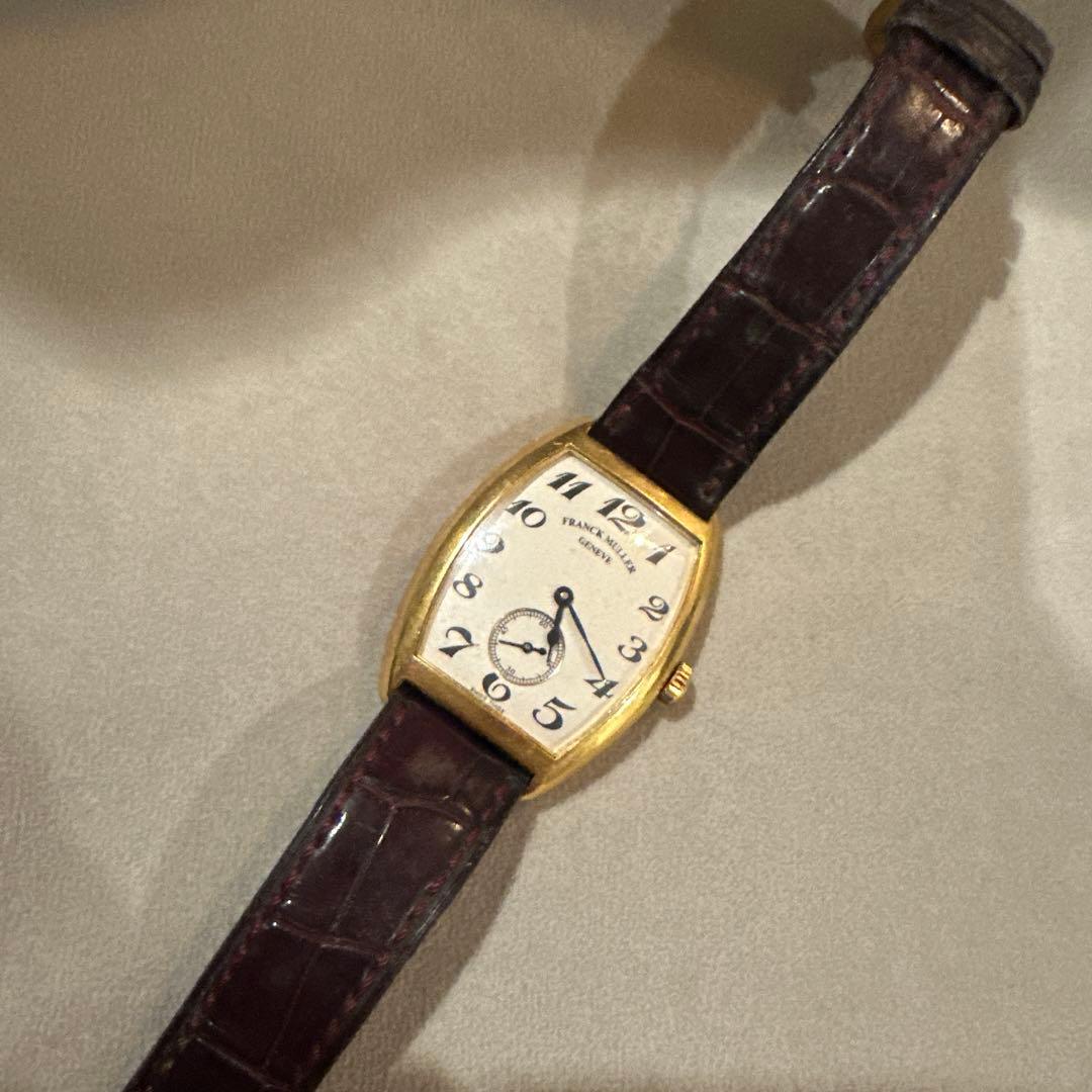 FRANCK MULLER トノウカーベックス　手巻き時計 ゴールド